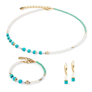 1126/10-0605 cdl geocube&pearls verde acqua collan