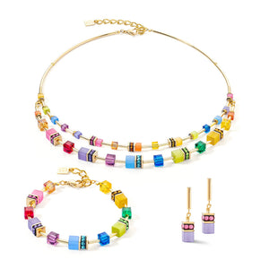 2810/10-1500 cdl doppio geocube multicolor collana