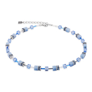 4020/10-0717 cdl geocube blu collana argento