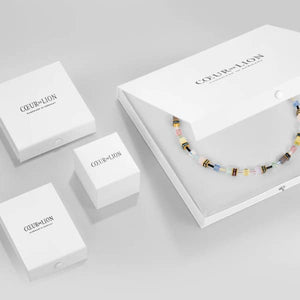 4905/10-0500 Geocube iconic precious green necklac