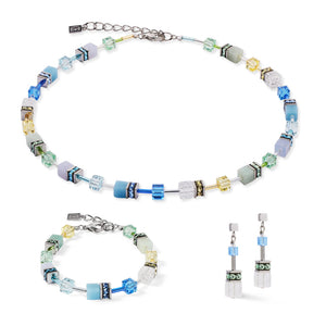 4905/10-2005 cdl geocube acqua-verde collana argen