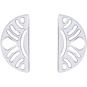 70331081600000 30MM SILVER POISSON EARRINGS