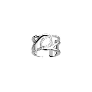anello songe 12 mm finitura argentata