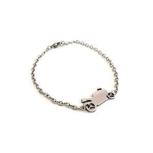 Bracciale Catena Rolo' Moto in Acciaio