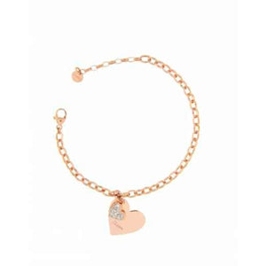 BRZDOPRLW BRACCIALE ARGENTO 925 CON CUORE E ROLO'