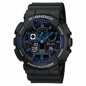 GA-100-1A2ER NERO QUADRANTE BLU SFERE BLU