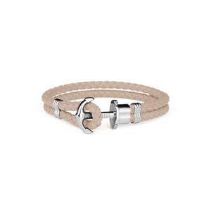PH-PH-L-R-H-S ANCHOR BRACELET PHREP SILVER HAZ
