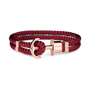 PH-PH-N-R-DB-L ANCHOR BRACELET PHREP IP ROSE GOLD