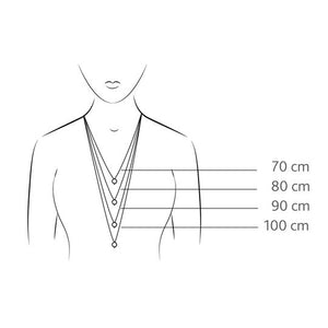 TAGFA-00043 COLLANA FANTASIA INTERCAMBIABILE, 90 C