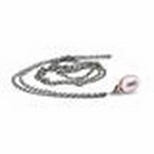 TAGFA-00053 COLLANA FANTASIA CON PERLA ROSA CM.100