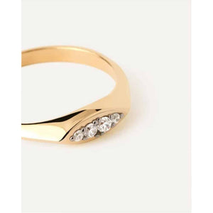 Vanilla stamp ring