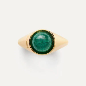 Anello avventurina verde