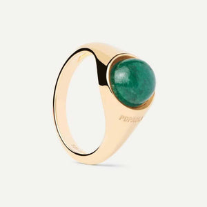 Anello avventurina verde