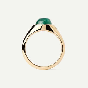 Anello avventurina verde