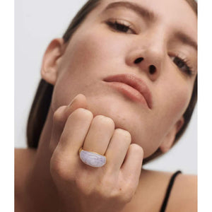 an01-c59-14 anello agata dal pizzo blu shell
