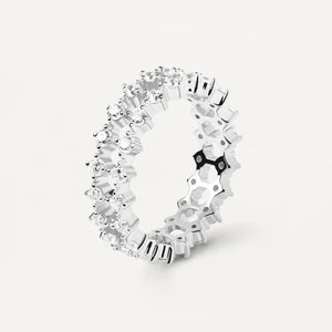 an02-882-16 Slim dumbo silver ring mis 16