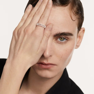 an02-882-16 Slim dumbo silver ring mis 16