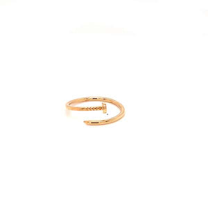 Anello a chiodo oro 18 kt