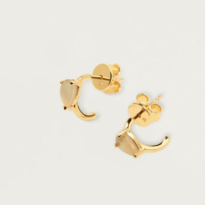 AR01-233-U PDP CAVALIER AMBER ECLAIR EARRINGS