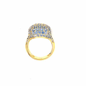B129AN ANELLO IN ARGENTO CON PIETRE DI COLORE