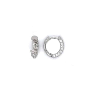 B209OR/1 orecchini argento con zirconi bianchi