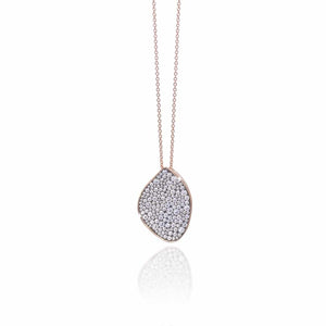 B58GC CIONDOLO IN ORO ROSA CON ZIRCONI