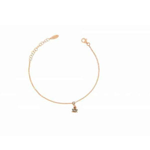 BRZ004W2 BRACCIALE ARGENTO 925 RANOCCHIO DADO ZIRG