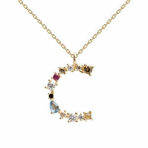 CO01-098-U I AM C GOLD NECKLACE