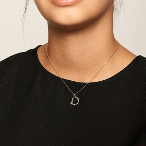 CO01-099-U I AM D GOLD NECKLACE