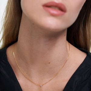 CO01-176-U ATELIER MIDNIGHT BLUE GOLD NECKLACE