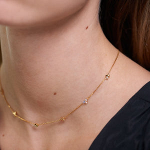 CO01-179-U ATELIER LA PALETTE GOLD NECKLACE