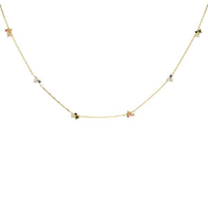 CO01-179-U ATELIER LA PALETTE GOLD NECKLACE