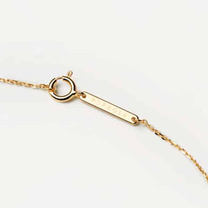 co01-279-u Letter T Gold Necklace