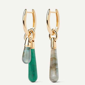 co01-786-u ciondolo avventurina  verde large drop