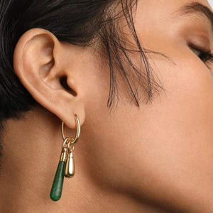 co01-786-u ciondolo avventurina  verde large drop