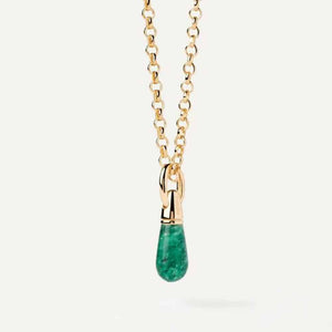 co01-791-u ciondolo avventurina verde drop