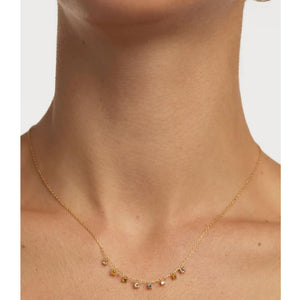 co01-839-u collana in argento dorata rainbow salsa