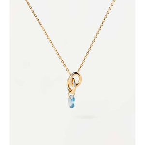 co01-842-u collana lily blu argento dorato