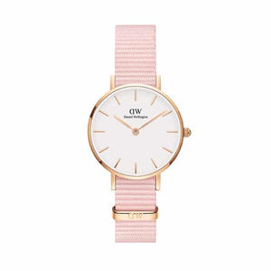 DW00100319 PETITE PINK ROSEWATER ROSE GOLD 28MM