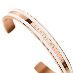 DW0040007 CLASSIC BRACELET WHITE ROSE GOLD SMALL