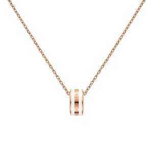 DW00400153 EMALIE NECKLACE ROSE GOLD WHITE