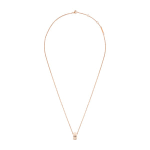 DW00400153 EMALIE NECKLACE ROSE GOLD WHITE