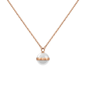 DW00400157 ASPIRATION NECKLACE ROSE GOLD WHITE