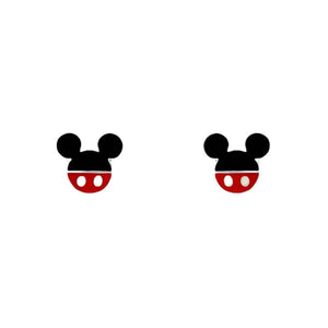 es00085sl.cs Orecchini Mickey Mouse in argento