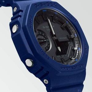 ga-2100-2aer g-shock blu quadrante nero