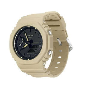 ga-2100-5aer g-shock sabbia quadrante nero