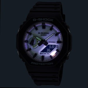 ga-2100hd-8aer g-shock uomo quadrante bianco