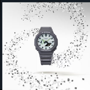 ga-2100hd-8aer g-shock uomo quadrante bianco