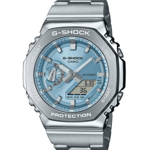 GM-2110D-2AER G-SHOCK ACCIAIO QUADRANTE CELESTE