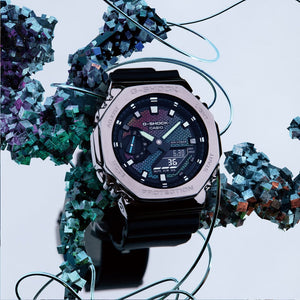 GM-2100RW-1AER G-SHOCK UOMO CON CINTURINO CAUCCIU'